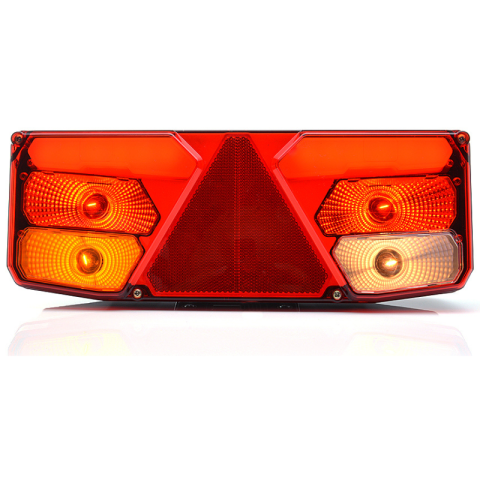 Lampa hibrida multifunctionala spate, tripla cu 7 functii, 1224V, 35 x 13.1cm - WAS 1029