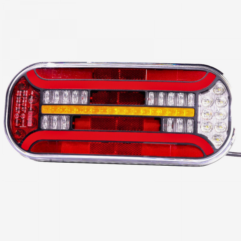 Lampa spate, tripla LED cu 7 functii, 30.2 x 13cm, mufa baioneta