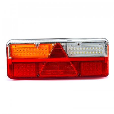 Lampa stop LED cu module, semnalizare secventiala, 40 x 15.3cm, 12/24V, cablu 2m, Hibrida