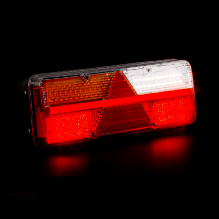 Lampa stop LED cu module, semnalizare secventiala, 40 x 15.3cm, 12/24V, cablu 2m, Hibrida [1]