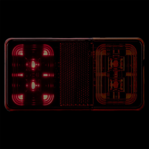 Lampa stop LED multifunctionala auto, 12/24V, 16 LED, montaj baioneta, IP67 [5]