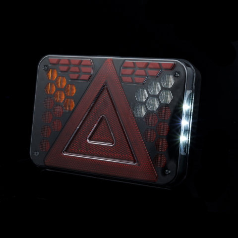 Lampa stop LED, triunghi, stanga/dreapta, multifunctionala, 12V, IP68 [9]