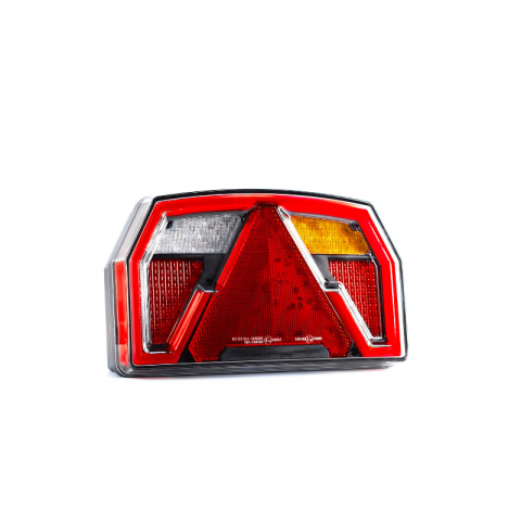 Lampi spate cu LED, semnalizare, Triple - Lampa Stop, Tripla cu 7 functii, 12/24V, 24 x 14cm, cablu 1m, Neon