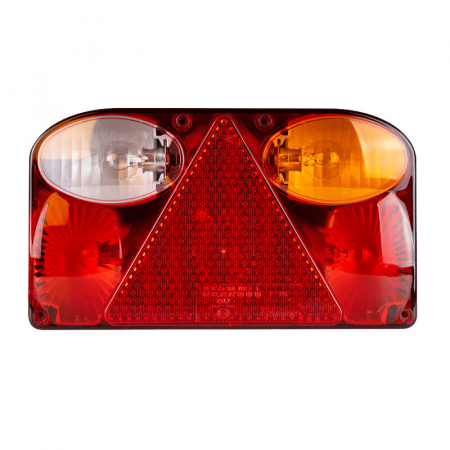 Lampa stop, tripla cu mufa rotunda Bajonet 5 pini, cu 6 functii, 23.8 x 13.8cm - Fristom FT-088