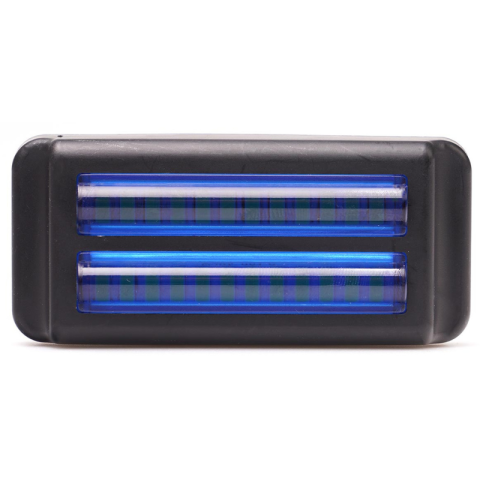 Lampa stroboscop auto, albastra, 12V-24V, 24 LED albastru, 8W IP6K9K [1]