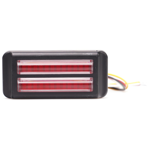 Lampa stroboscop auto, rosie, 12V-24V, 24 LED rosu, IP6K9K [1]