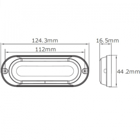 Lampa stroboscop cu functie de lampa pozitie rosie + stop, cablu 1m - Truck LED LW0048-1 [3]