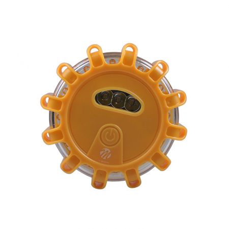 Lămpa LED de urgență pentru siguranță rutieră cu bază magnetică 3 x AAA [1]