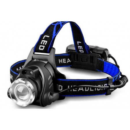 Casa si gradina - Lanterna de cap reincarcabila cu zoom si 3 moduri lumina, corp aluminiu - Truck LED LA0103