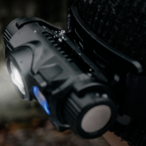 Lanterna frontala led XPG+COB, senzor miscare, acumulator 1200Mah, cablu usb, reglabila [3]