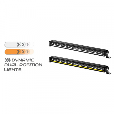 Led Bar cu pozitie alba si galbena dinamica + faza, 53.4cm, 12/24V, 7560Lm [6]