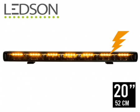 Led Bar Ledson cu pozitie Galbena si Alba + stroboscop Phoenix+ 20 52cm - Ledson 33305215 [1]