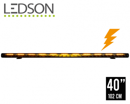 Led Bar Ledson cu pozitie Galbena si Alba + stroboscop Phoenix+ 40 102cm - Ledson 33305429 [1]