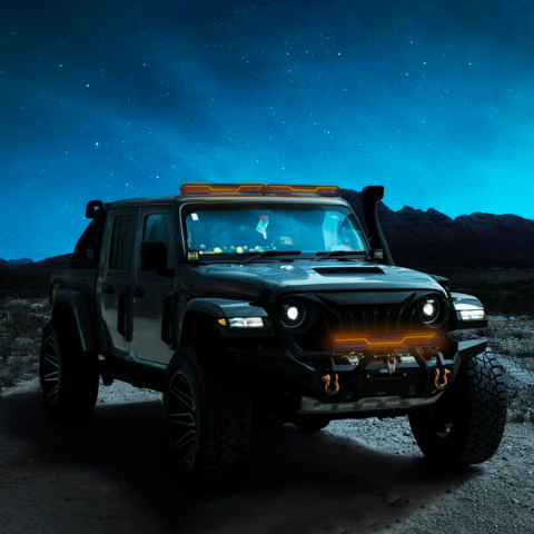 LED Bar X SPIDER VENOM, 108 LED-uri, 52.7 cm, IP69K, pozitie dinamica / Hello Efect [14]