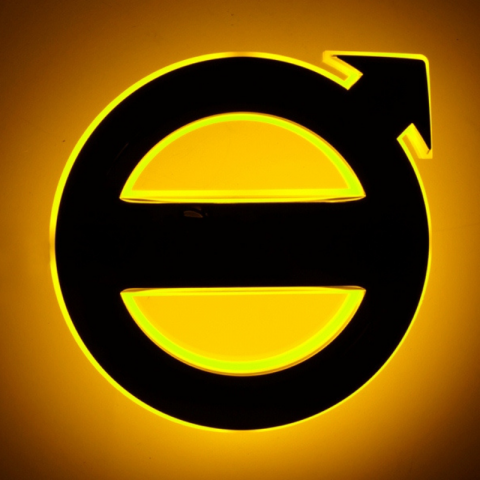 Lumini, Becuri, Proiectoare - Logo, Iluminare emblema Volvo FH4/FH16