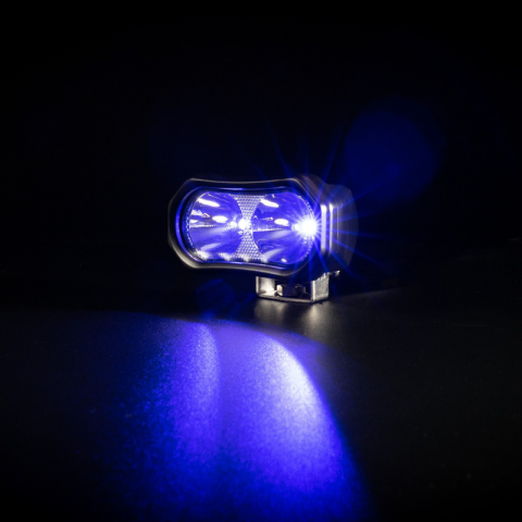 Lumina de avertizare, Proiector Albastru, 6W, 540Lm, IP69 [3]