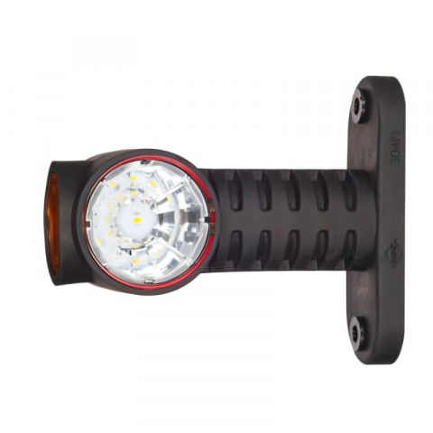 Lumina de Gabarit LED pe Brat Lung, 12/24V, 11.75cm, Alb/Portocaliu/Rosu, IP68