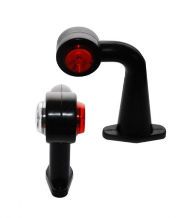 Lampa gabarit cu Brat, picior la 90° LED DLG 002, dispersor rosu si alb - EGKAL DLG002 (3) [2]