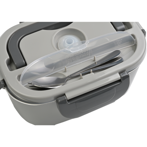 Lunchbox electric portabil, 1.5L, incalzire 12V/24V/230V, compartimentat inox [4]