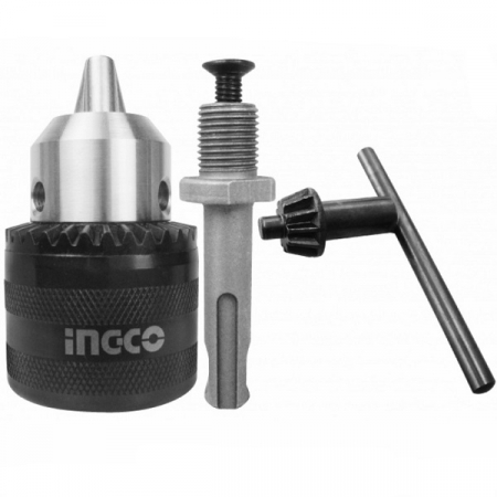 Accesorii scule electrice - Mandrina cu cheie 1.5-13 mm cu adaptor SDS-Plus - INGCO  KC1301.1