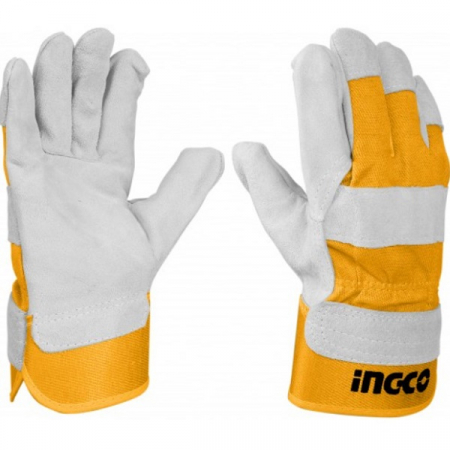 Manusi de protectie din piele, 10.5 - INGCO  HGVC01 [2]