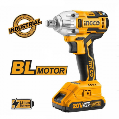 Masina de insurubat cu impact, cu acumulator 20V, 300Nm - INGCO  CIWLI2001 [1]