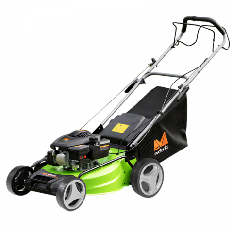 Coase electrice, Motocoase, Trimmere si Accesorii - Masina de Tuns Iarba cu Autopropulsie, 173 CC, 4 CP, Latime Taiere 510 mm, Cos 65 L, Functie Mulcire