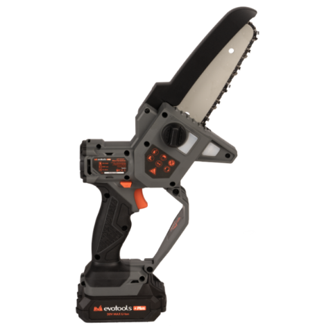 Mini ferastrau brushless, cu ungere lant, 20V, 2 acumulatori, incarcator [4]