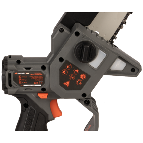 Mini ferastrau brushless, cu ungere lant, 20V, 2 acumulatori, incarcator [7]