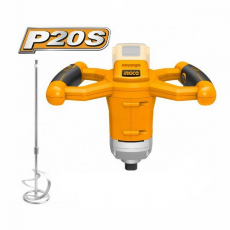 Scule electrice - Mixer mortar electric pe acumulator, Li-Ion, 20V