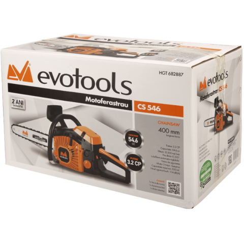 Motoferastrau, 3.2 CP, Sistem Easy Start, Frana Lant Rapida, Lant 400 mm, Intindere Laterala, 52x27x28.5 cm [3]