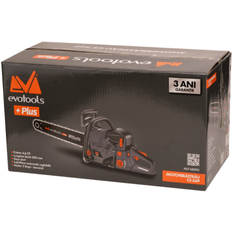 Motoferastrau Profesional, 4.6 CP, Sistem Easy Start, Frana Lant, Lant 500 mm, Intindere Laterala, 51x27x28 cm [4]