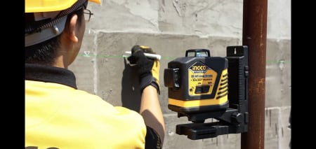 Nivela laser multi-linie, 3D, cu valiza, baterii reincarcabile + suport universal [13]