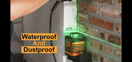 Nivela laser multi-linie, 3D, cu valiza, baterii reincarcabile + suport universal [12]