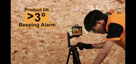 Nivela laser multi-linie, 3D, cu valiza, baterii reincarcabile + suport universal [5]