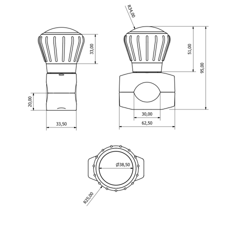 Nuca volan universala de culoare rosie [1]