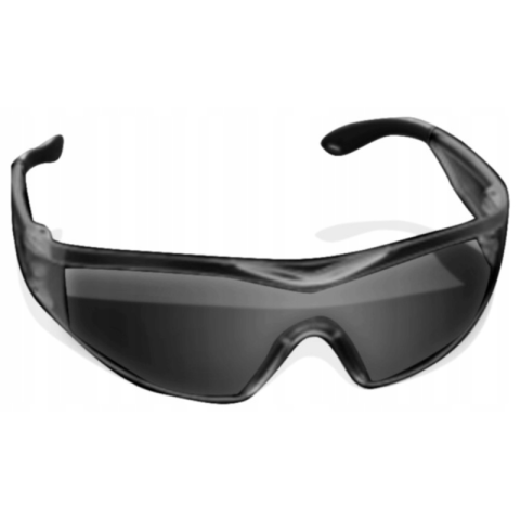 Ochelari de protectie BONO SHADES, fumurii negri, EN166, policarbonat [1]
