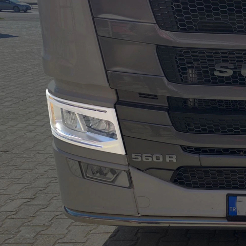 Ornamente, pleoape faruri Scania Next Generation, set stanga si dreapta, design sportiv