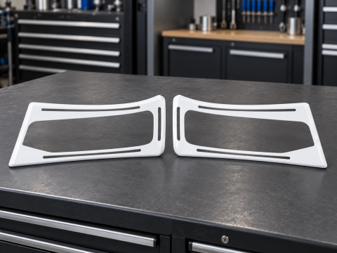 Ornamente, pleoape faruri Scania Next Generation, set stanga si dreapta, design sportiv [5]