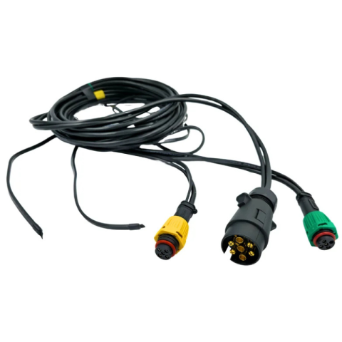 Pachet iluminare remorca FT-313 LED CHROME BAJONET – triple + cablaj 3,5 m, 7Pini [5]
