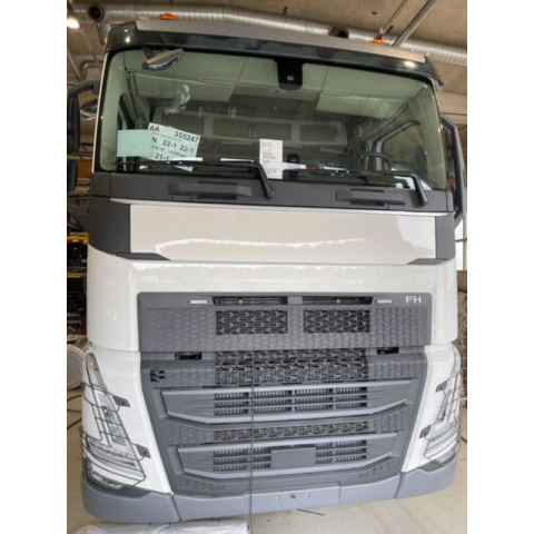 Parasolare si accesorii - Panou publicitar, grila frontala, VOLVO FH5 2024-, alb, vopsibil, ABS-PMMA, VHB