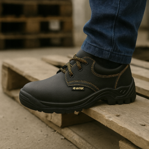Pantofi de protectie Castor S3 SRC, piele naturala, cu bombeu metalic si talpa antiderapanta [3]