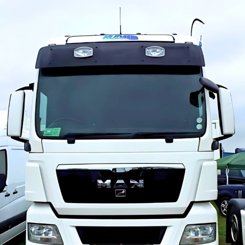 Parasolare si accesorii - Parasolar Acrilic Vepro MAN TGX/TGA XLX/GX/GM cu Suport pentru 2 Lampi Jumbo