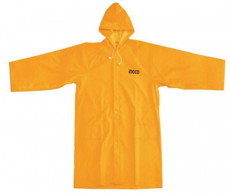 Pelerina ploaie, PVC, galben cu banda reflectorizanta [1]