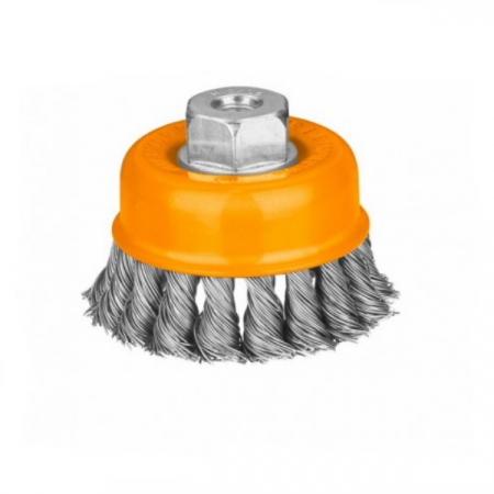 Perie sarma rotativa cu toroane, 75mm - INGCO  WB20751 [1]