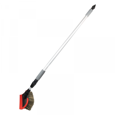 Perii, Bureti si Lavete Auto - Perie Spalat Auto Telescopica cu Flux Continuu Apa, 97-160 cm