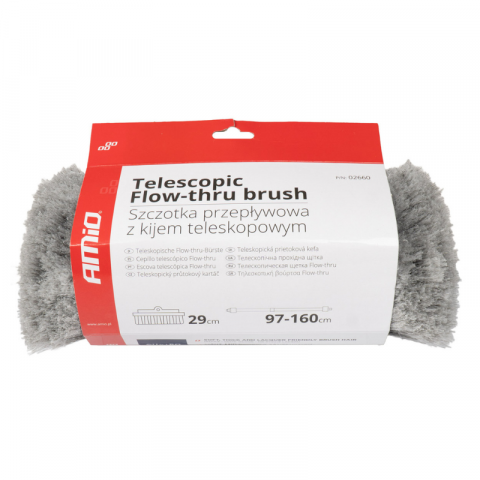 Perie Spalat Auto Telescopica cu Flux Continuu Apa, 97-160 cm, ajustabila [6]