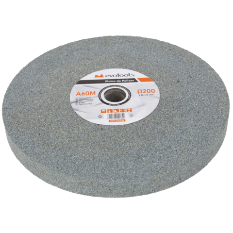 Piatra polizor banc 20cm, granulatie 60 grosime 2cm, alezaj 1.6cm, slefuire degrosare [1]