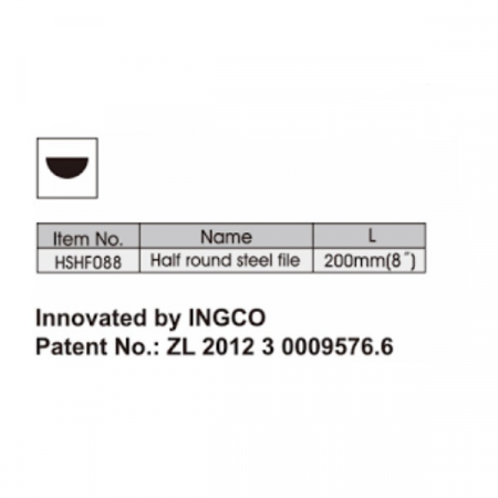Pila metal semirotunda [1]