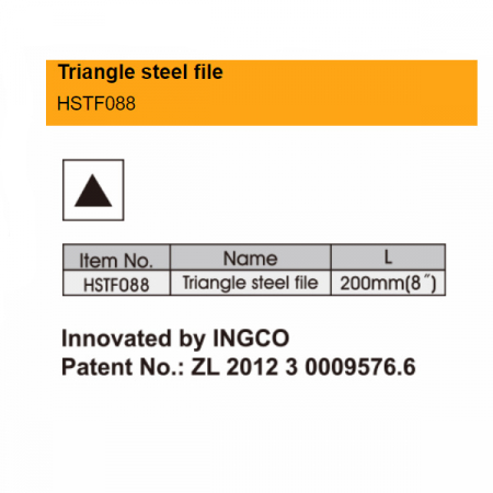Pila metal triunghiulara [2]